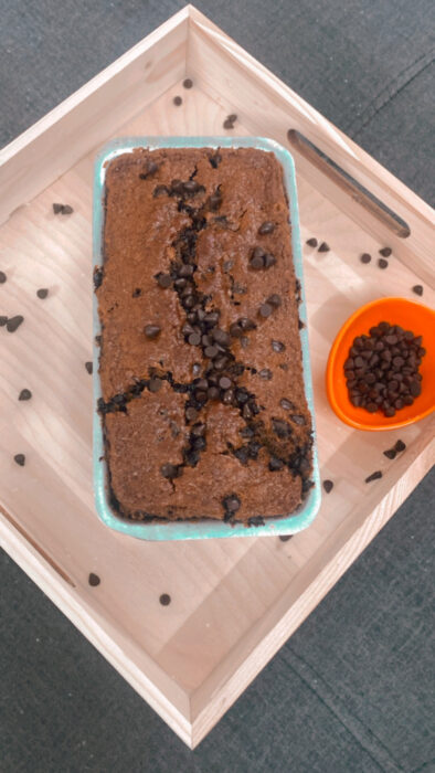 Coffee Chocolate Chip Tea Cake